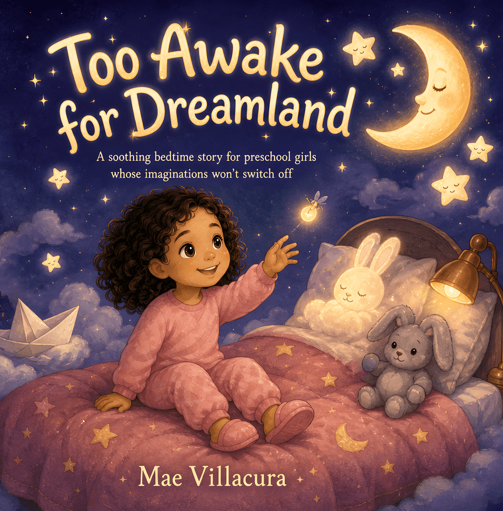 Cover of Too Awake for Dreamland by Mae Villacura
