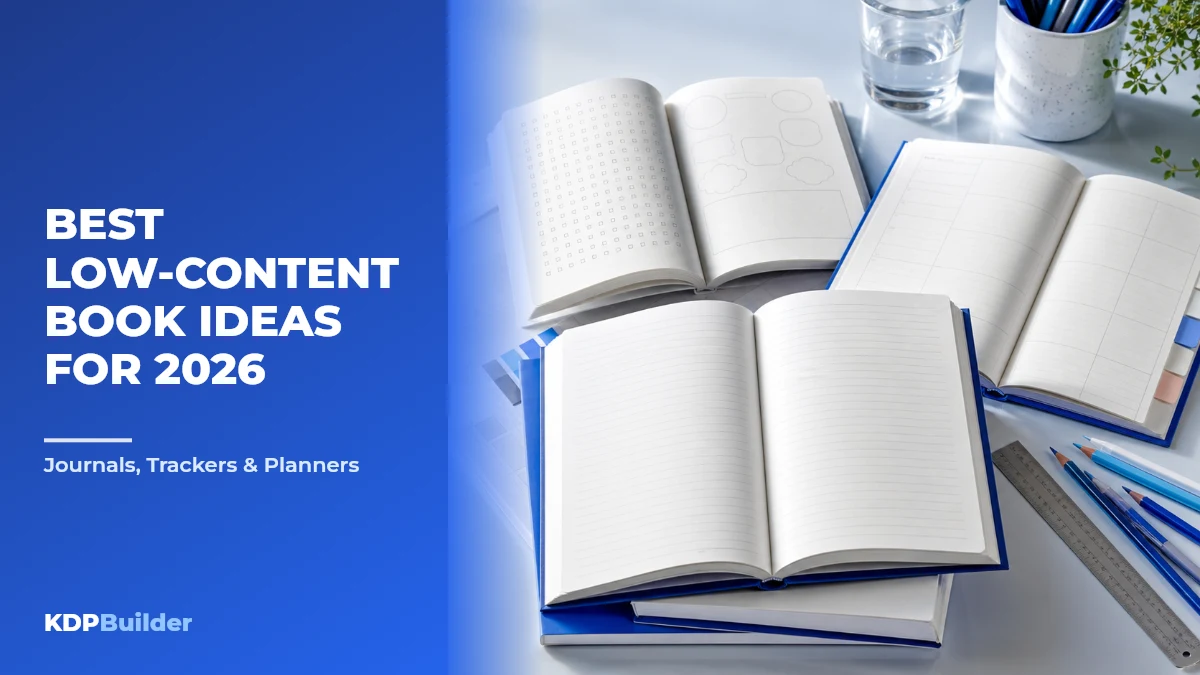 Best Low-Content Book Ideas for Amazon KDP (2026)