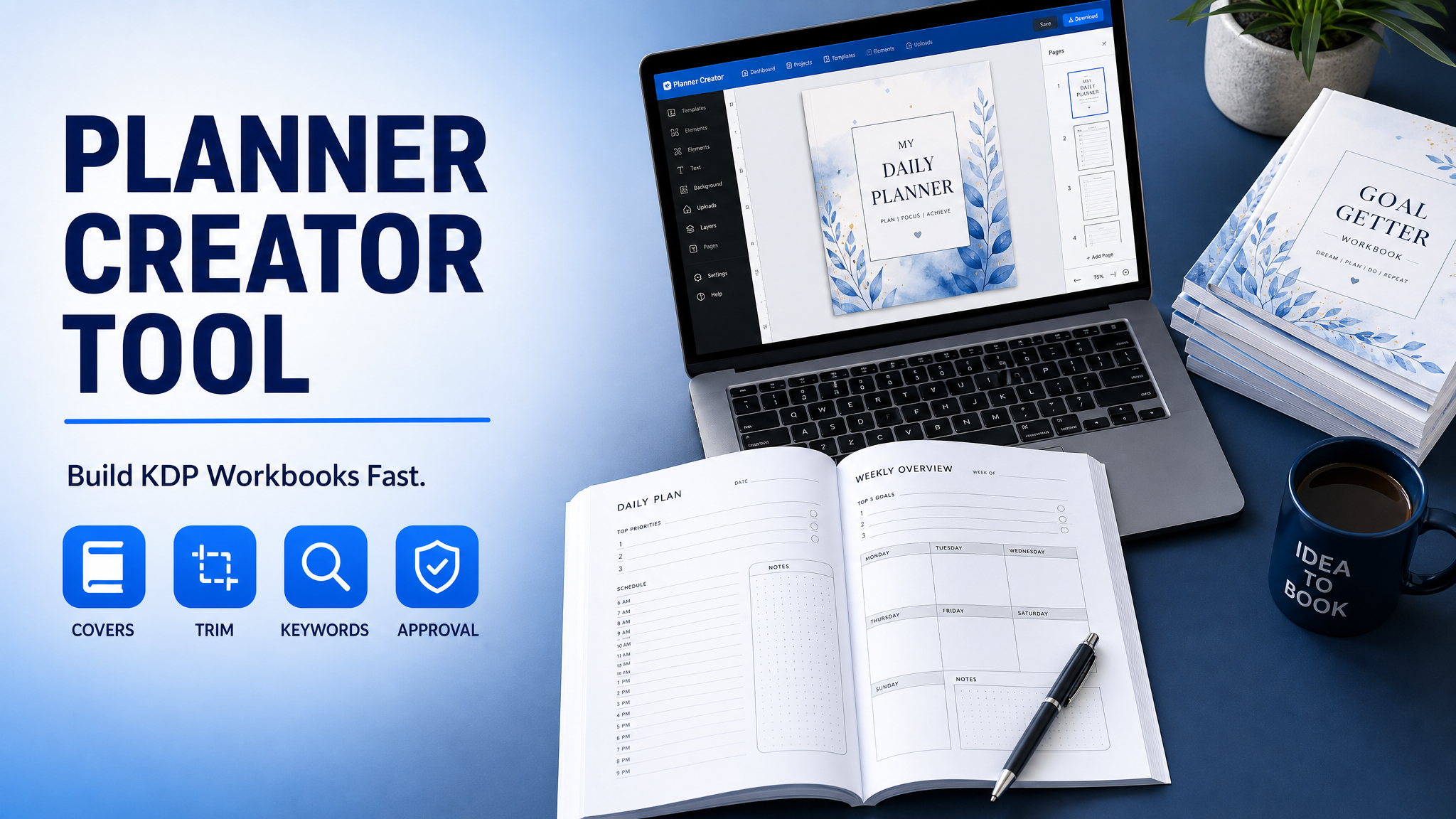 Planner Creator Tool for KDP Workbooks