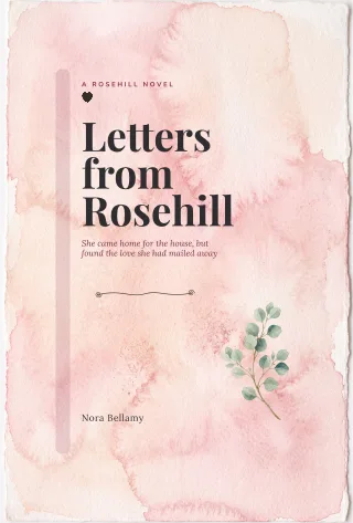 Romance cover template — Rosehill Letters