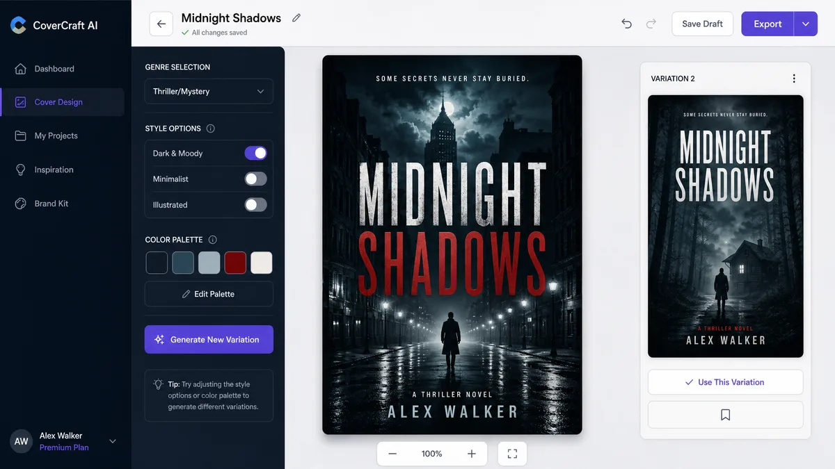Cover generator interface sample