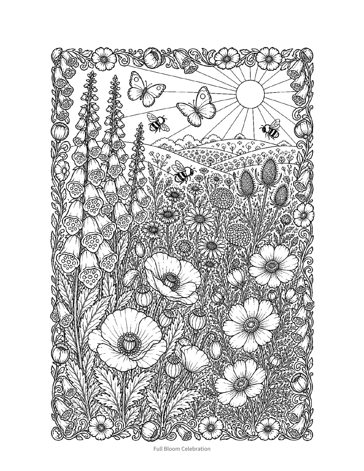 Wildflower Meadows — actual interior page
