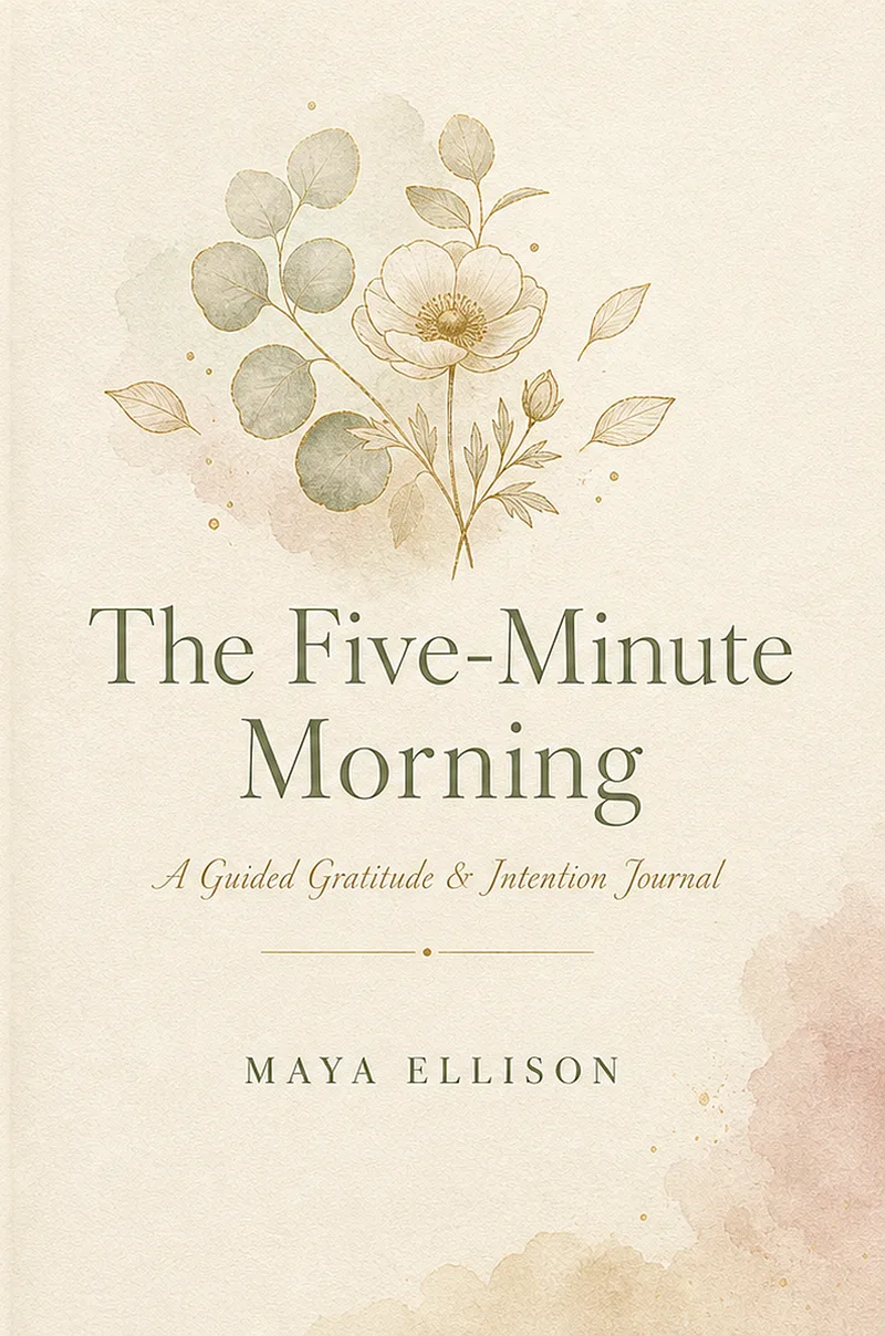 The Five-Minute Morning — actual generated cover