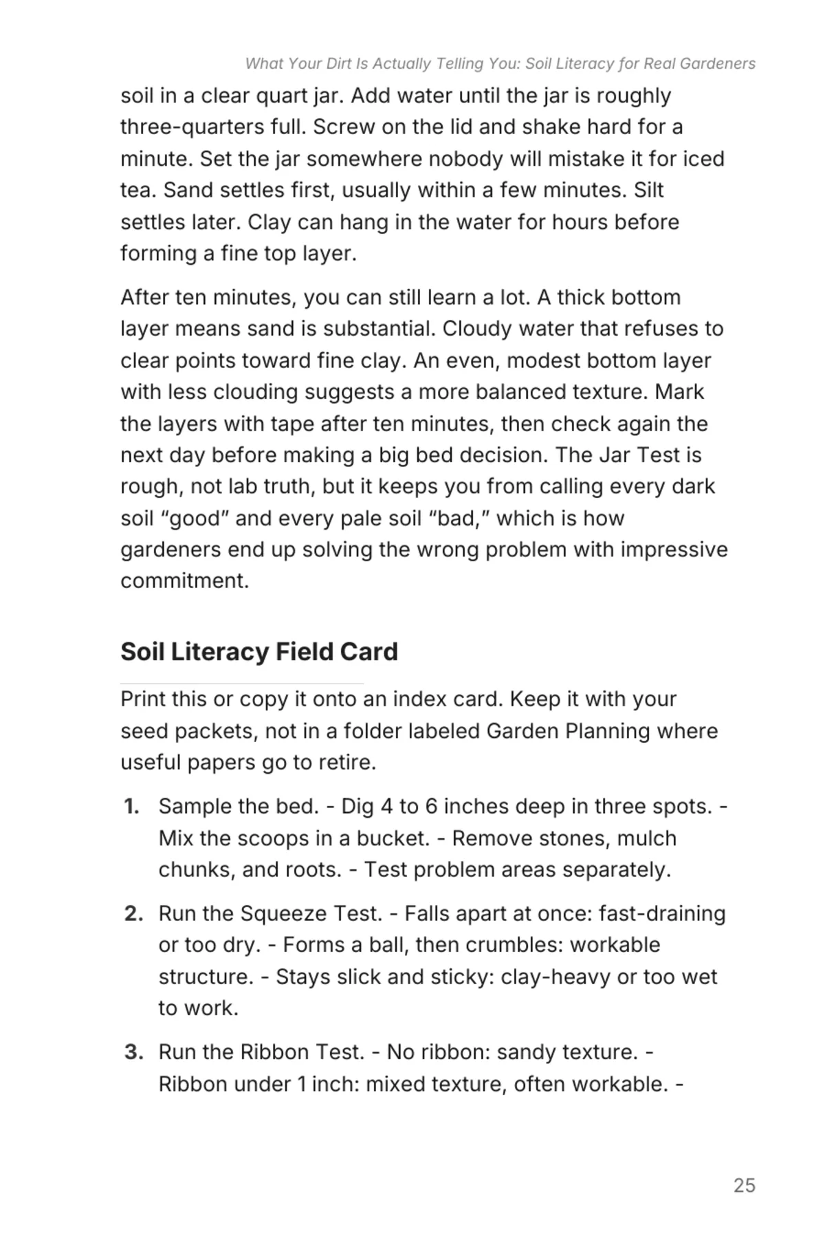 The Weekend Gardener's Handbook — actual interior page