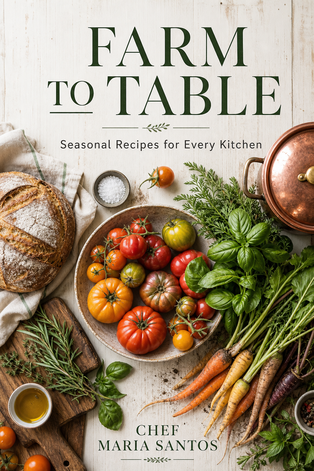 Cookbook cover by KDP Builder
