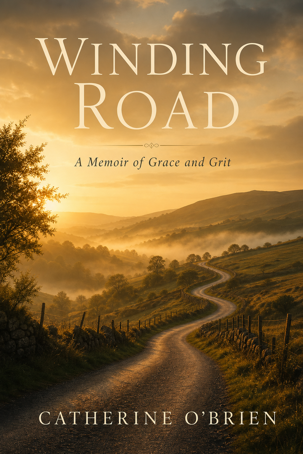 Memoir cover created with KDP Builder